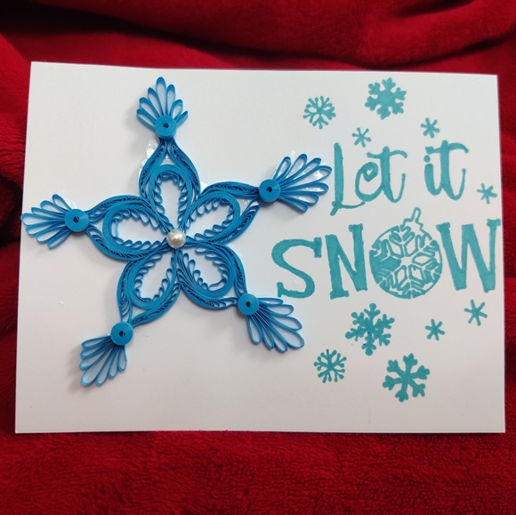 Handmade Christmas cards, set of 6, Cute stocking stuffers - Picture 6 of 17